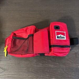 Vintage 90’s Marlboro Fanny Pack Gear Camping Utility Pack Waist Belt Bag Hip